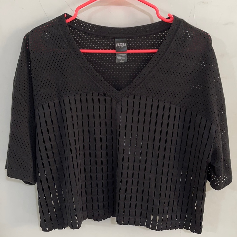 Victoria Sport Cropped Football Jersey Perforated